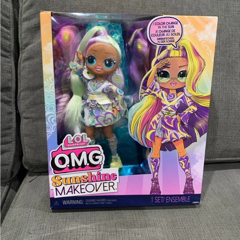 L.O.L. Surprise! OMG Sunshine Color Change Sunrise Fashion Doll New